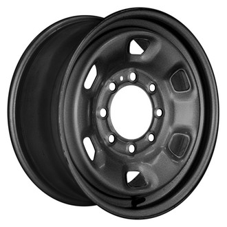 CCI® - 6-Slot Black 17x7.5 Steel Factory Wheel - Remanufactured