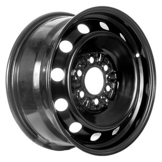 CCI® - 12-Hole Black 17x7.5 Steel Factory Wheel - Replica