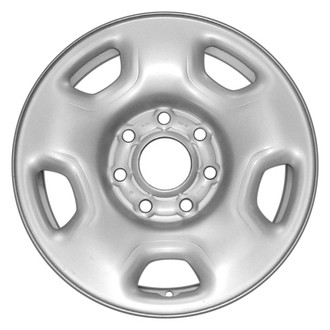 CCI® - 5-Slot Silver 17x7.5 Steel Factory Wheel - Remanufactured