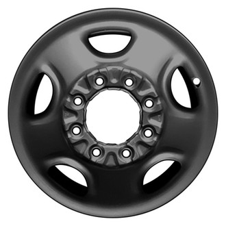 CCI® - 5-Slot Black 16x6.5 Steel Factory Wheel - Remanufactured