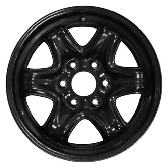 CCI® - 6 I-Spoke Black 17x7.5 Steel Factory Wheel - Remanufactured
