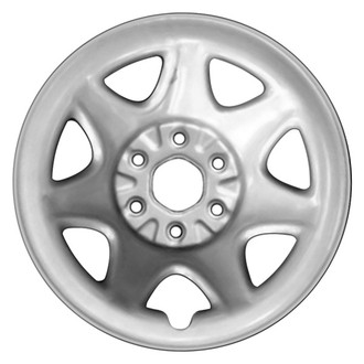 CCI® - 7 I-Spoke Silver 17x8 Steel Factory Wheel - Remanufactured