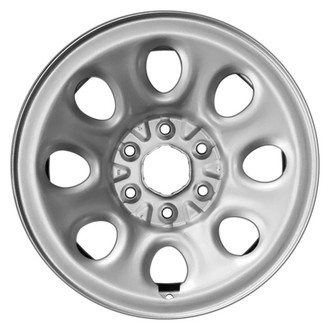 CCI® - 8-Slot Silver 17x7.5 Steel Factory Wheel - Remanufactured