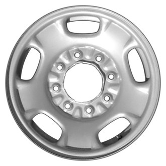 CCI® - 5-Slot Silver 17x6.5 Steel Factory Wheel - Remanufactured