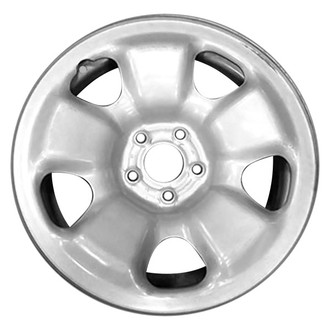 CCI® - 5-Slot Flat Silver 17x7 Steel Factory Wheel - Remanufactured
