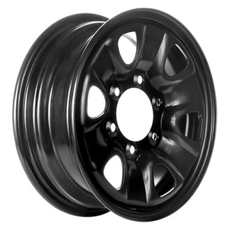 CCI® - 6-Slot Black 15x5 Steel Factory Wheel - Remanufactured