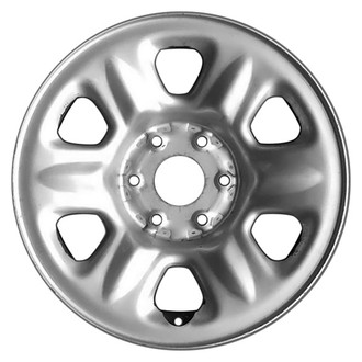CCI® - 6-Slot Silver 17x7.5 Steel Factory Wheel - Remanufactured