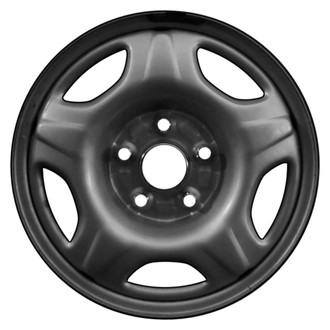 CCI® - 5-Spoke Black 15x6 Steel Factory Wheel - Remanufactured
