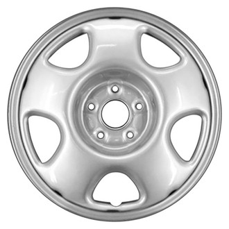 CCI® - 5-Spoke Silver 17x6.5 Steel Factory Wheel - Remanufactured