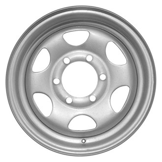 CCI® - 6-Slot Silver 14x5.5 Steel Factory Wheel - Remanufactured