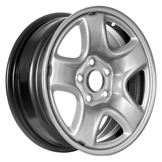 CCI® - 5-Spoke Silver 16x6.5 Steel Factory Wheel - Replica