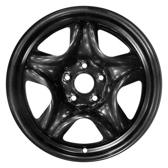 CCI® - 5-Spoke Black 17x6.5 Steel Factory Wheel - Remanufactured