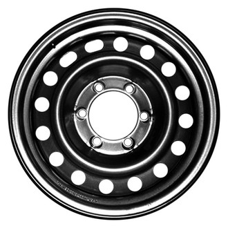 CCI® - 16-Hole Black 16x7 Steel Factory Wheel - Remanufactured