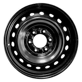 CCI® - 18-Hole All Painted Black 18x7 Steel Factory Wheel - Remanufactured
