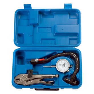Central Tools® - 0 to 1" Long Range Indicator Set with Locking Pliers and Flex-Arm