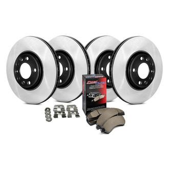Centric® - Preferred Plain Front and Rear Brake Kit