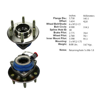 Centric® - C-Tek™ Front Passenger Side Standard Driven Wheel Bearing and Hub Assembly