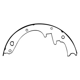 Centric® - Premium Rear Drum Brake Shoes