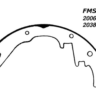 Centric® - Premium Drum Brake Shoes