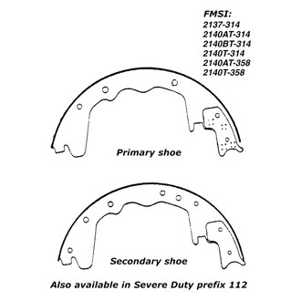 Centric® - Premium Drum Brake Shoes