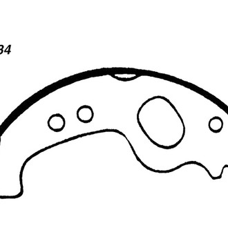 Centric® - Premium Drum Brake Shoes