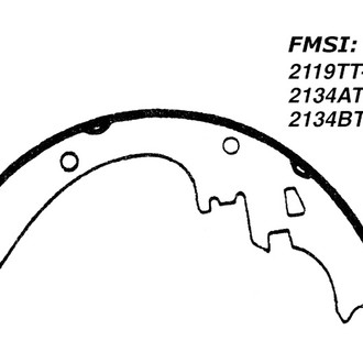 Centric® - Premium Drum Brake Shoes