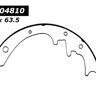 Centric® - Premium Drum Brake Shoes