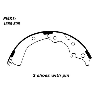 Centric® - Premium Drum Brake Shoes