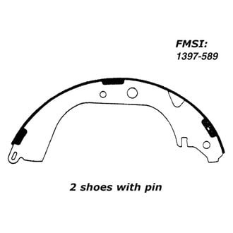 Centric® - Premium Drum Brake Shoes