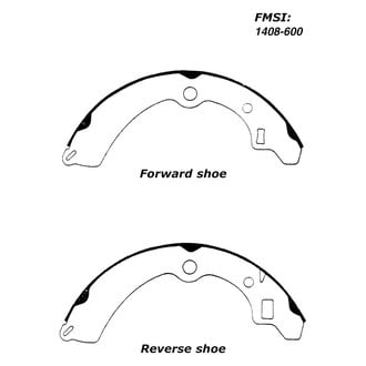 Centric® - Premium Drum Brake Shoes