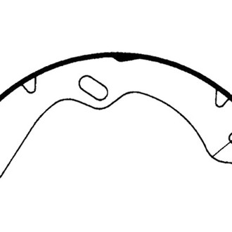 Centric® - Premium Drum Brake Shoes