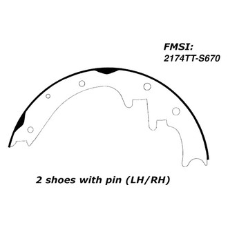 Centric® - Premium Drum Brake Shoes