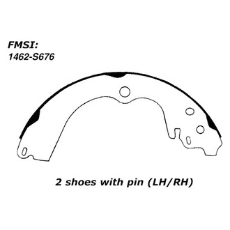 Centric® - Premium Drum Brake Shoes