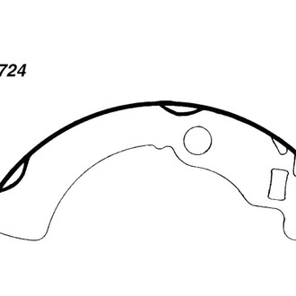 Centric® - Premium Drum Brake Shoes