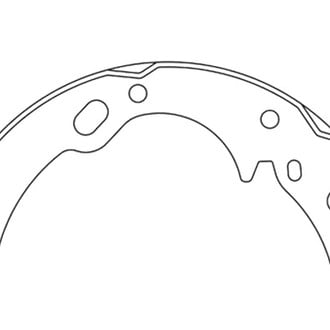Centric® - Premium Parking Brake Shoes