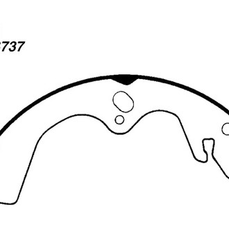 Centric® - Premium Drum Brake Shoes