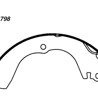 Centric® - Premium Drum Brake Shoes