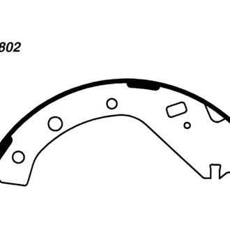 Centric® - Premium Drum Brake Shoes