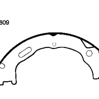 Centric® - Premium Rear Parking Brake Shoes