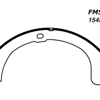 Centric® - Premium Parking Brake Shoes