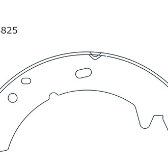 Centric® - Premium Rear Parking Brake Shoes