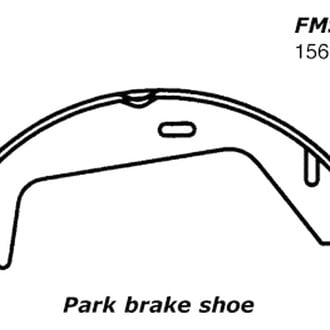 Centric® - Premium Parking Brake Shoes