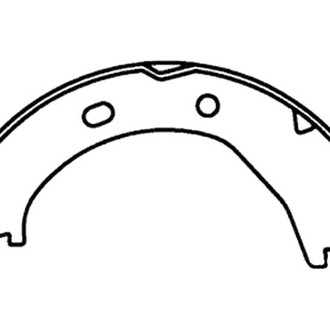 Centric® - Premium Rear Parking Brake Shoes