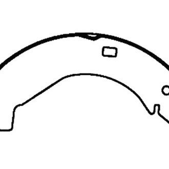 Centric® - Premium Rear Drum Brake Shoes