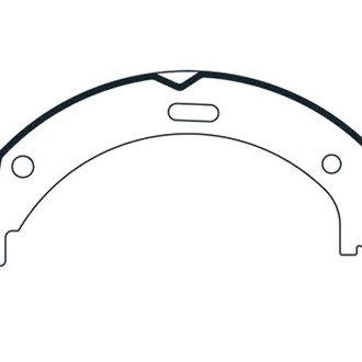 Centric® - Premium Rear Parking Brake Shoes