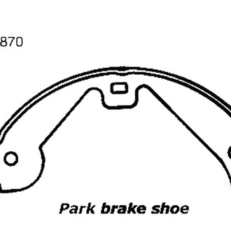 Centric® - Premium Parking Brake Shoes