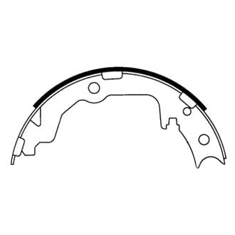 Centric® - Premium Parking Brake Shoes