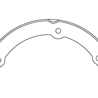 Centric® - Premium Parking Brake Shoes