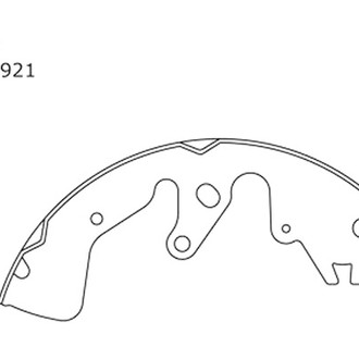 Centric® - Premium Drum Brake Shoes