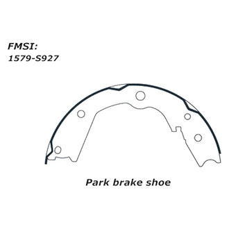 Centric® - Premium Rear Parking Brake Shoes